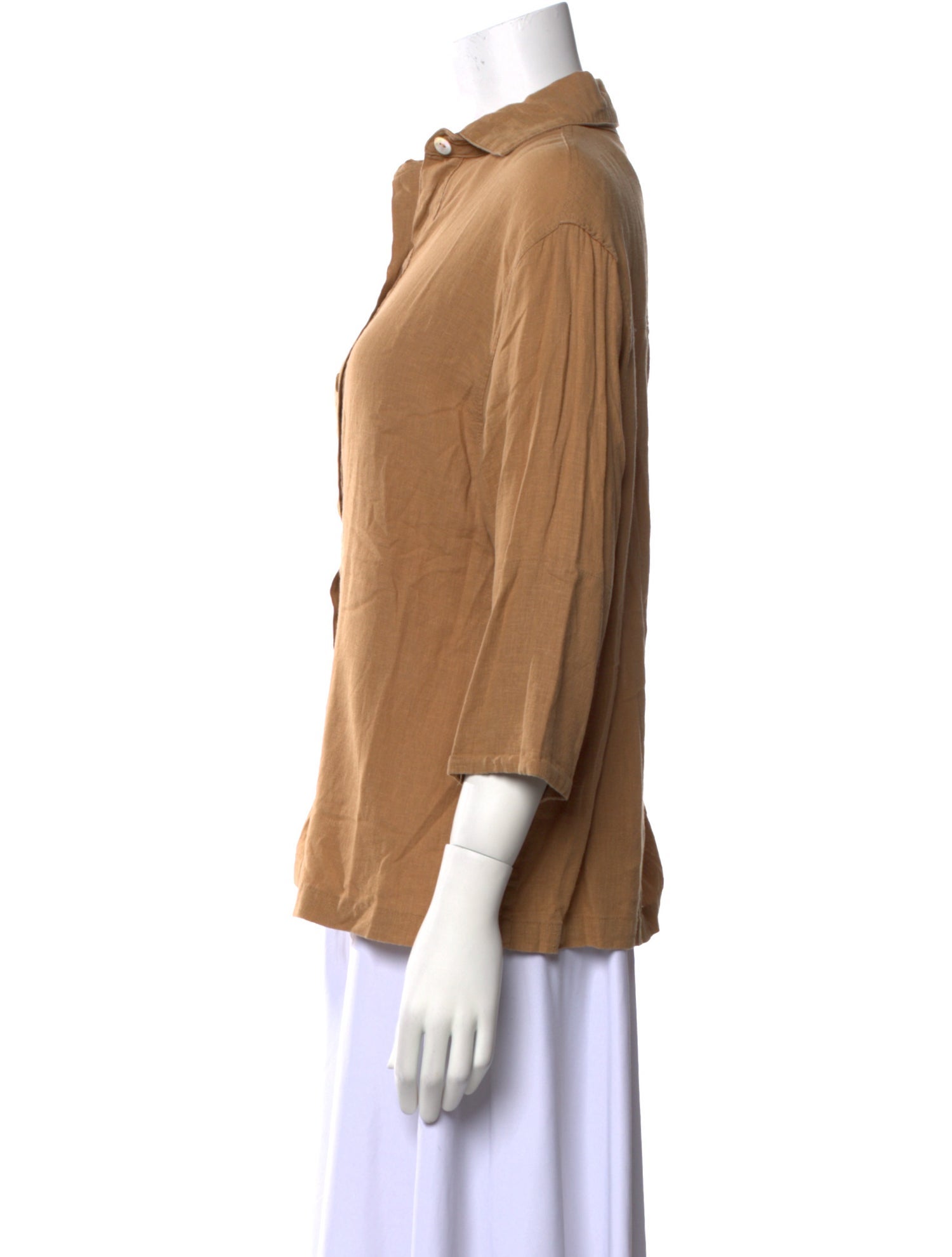 Lenny Niemeyer Three-Quarter Sleeve Button-Up Top