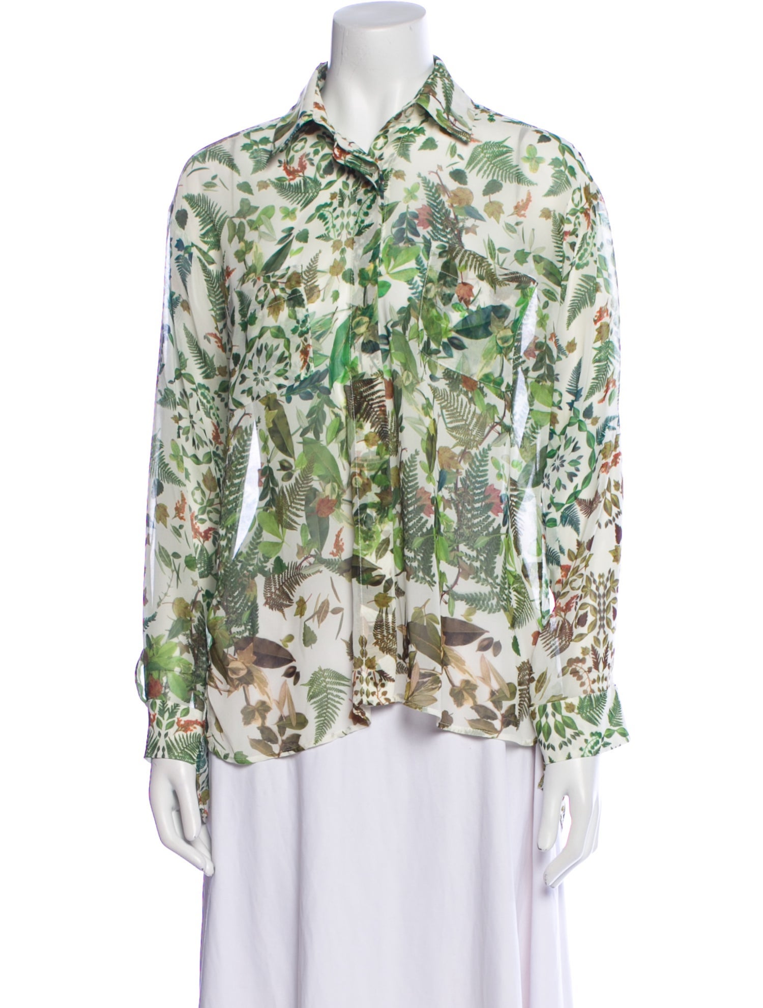 Lenny Niemeyer Floral Print Long Sleeve Button-Up Top