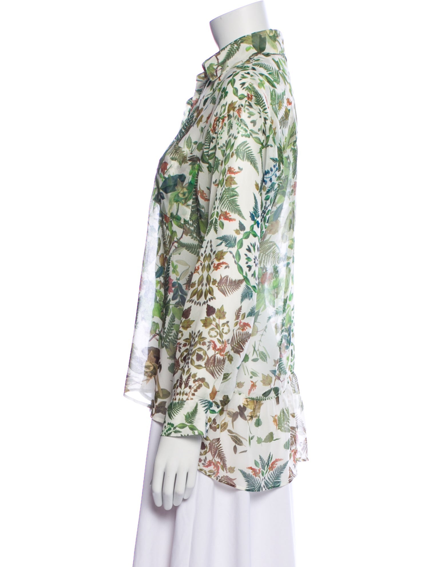 Lenny Niemeyer Floral Print Long Sleeve Button-Up Top