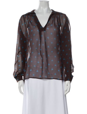Lenny Niemeyer Silk Printed Blouse