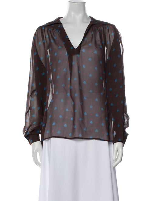 Lenny Niemeyer Silk Printed Blouse