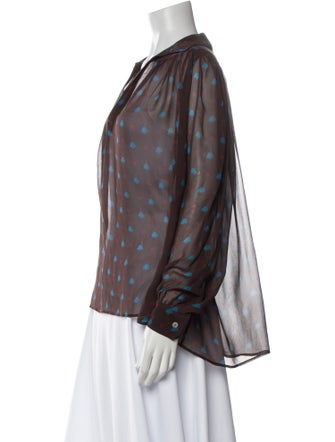 Lenny Niemeyer Silk Printed Blouse