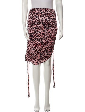 Laneus Skirts Silk Knee-Length Skirt M