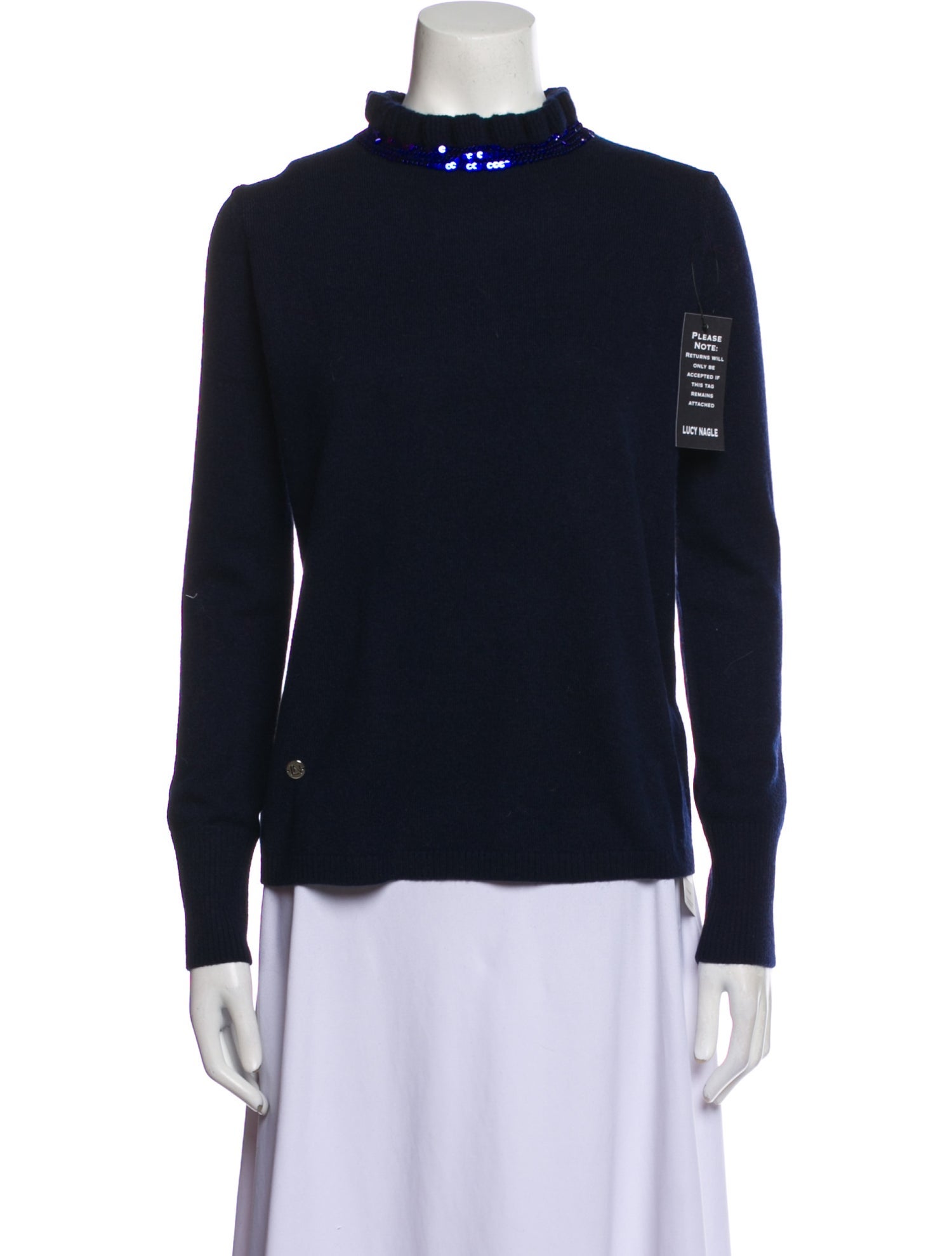 Lucy Nagle Cashmere Mock Neck Sweater