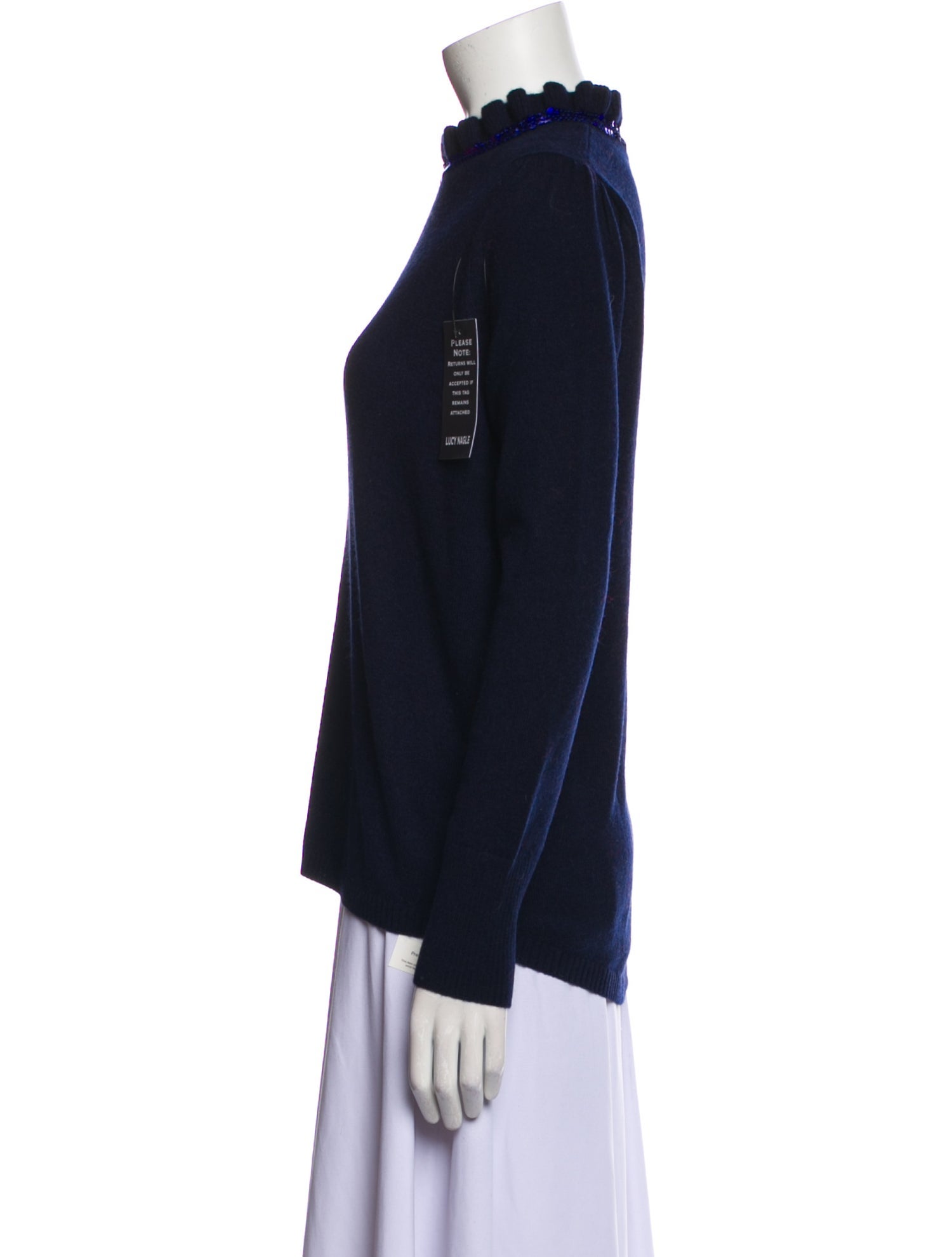 Lucy Nagle Cashmere Mock Neck Sweater