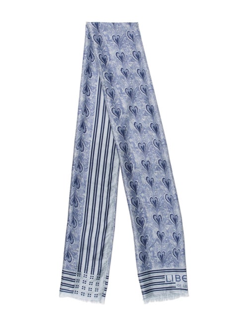 Liberty of London Printed Scarf Blue