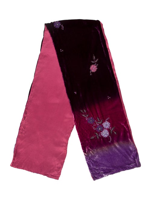Liberty of London Woven Embellished Scarf Pink