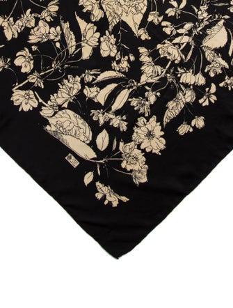 Liberty of London Silk Floral Print Scarf