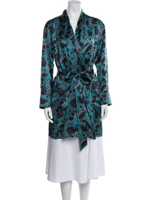 Liberty of London Silk Floral Print Robe