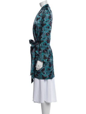Liberty of London Silk Floral Print Robe