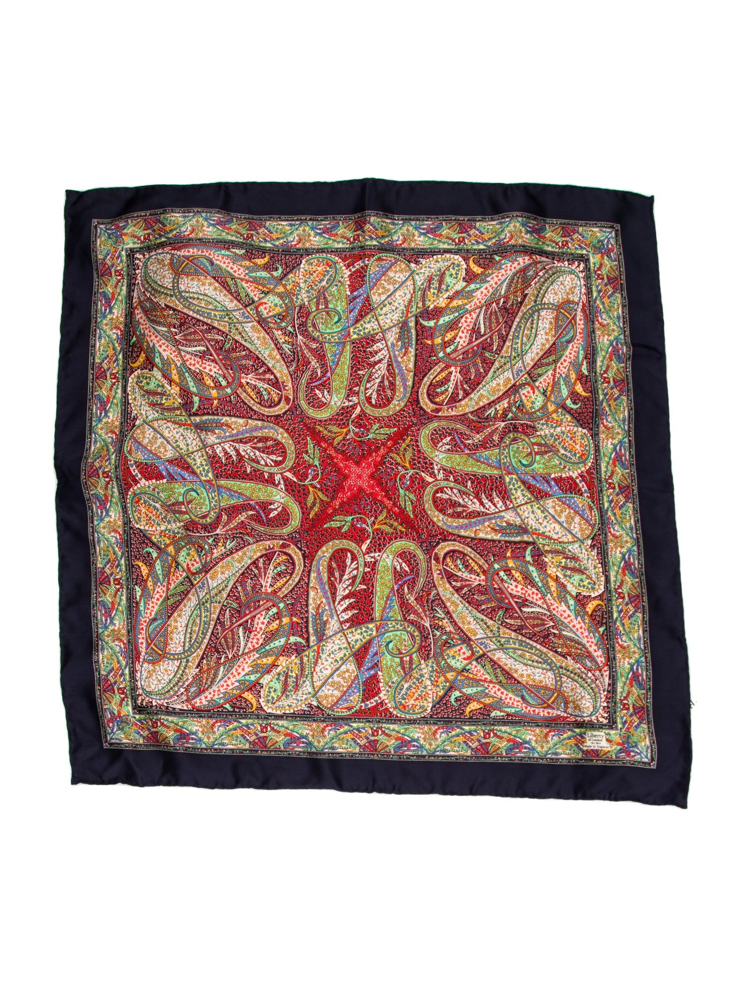 Liberty of London Silk Paisley Print Scarf