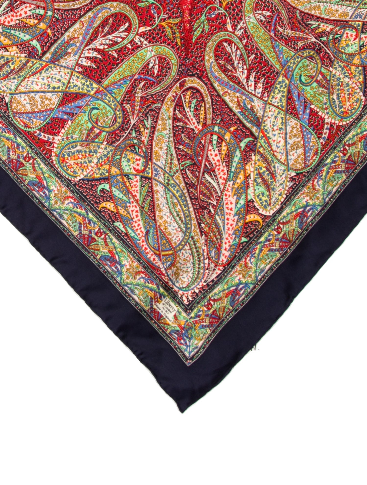 Liberty of London Silk Paisley Print Scarf
