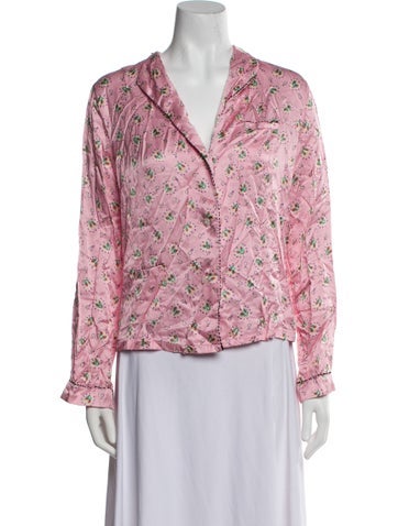 LoveShackFancy x Morgan Lane Loungewear Printed Pajamas S