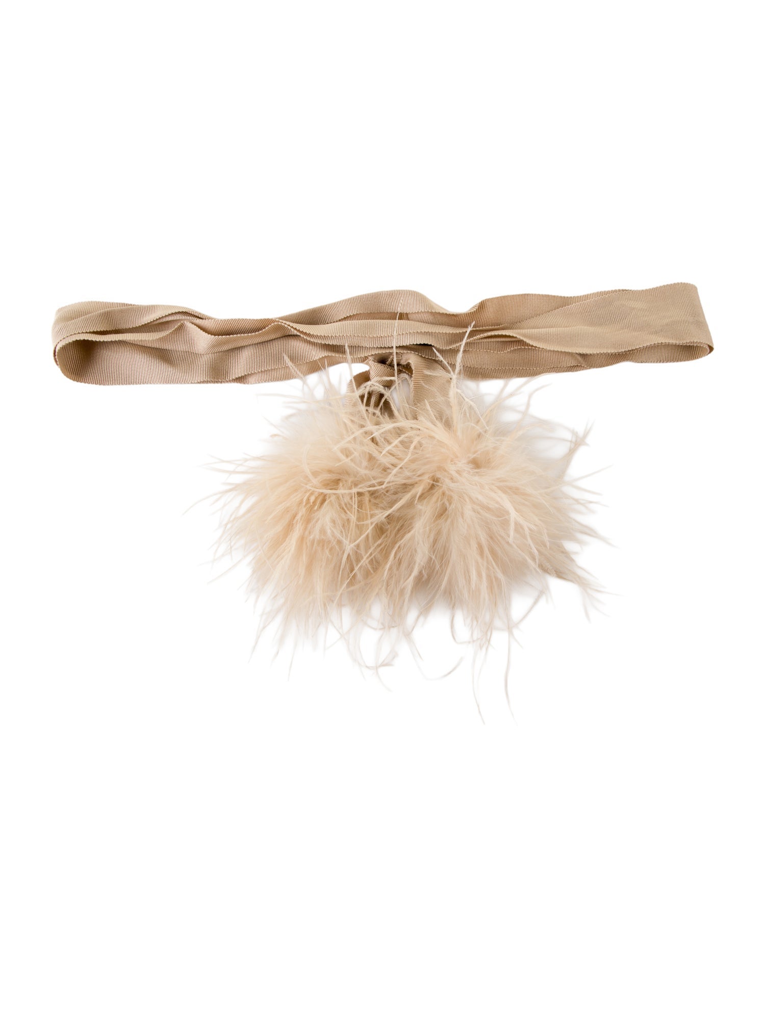 Louiza Babouryan Pom-Pom Embellishments Waist Belt