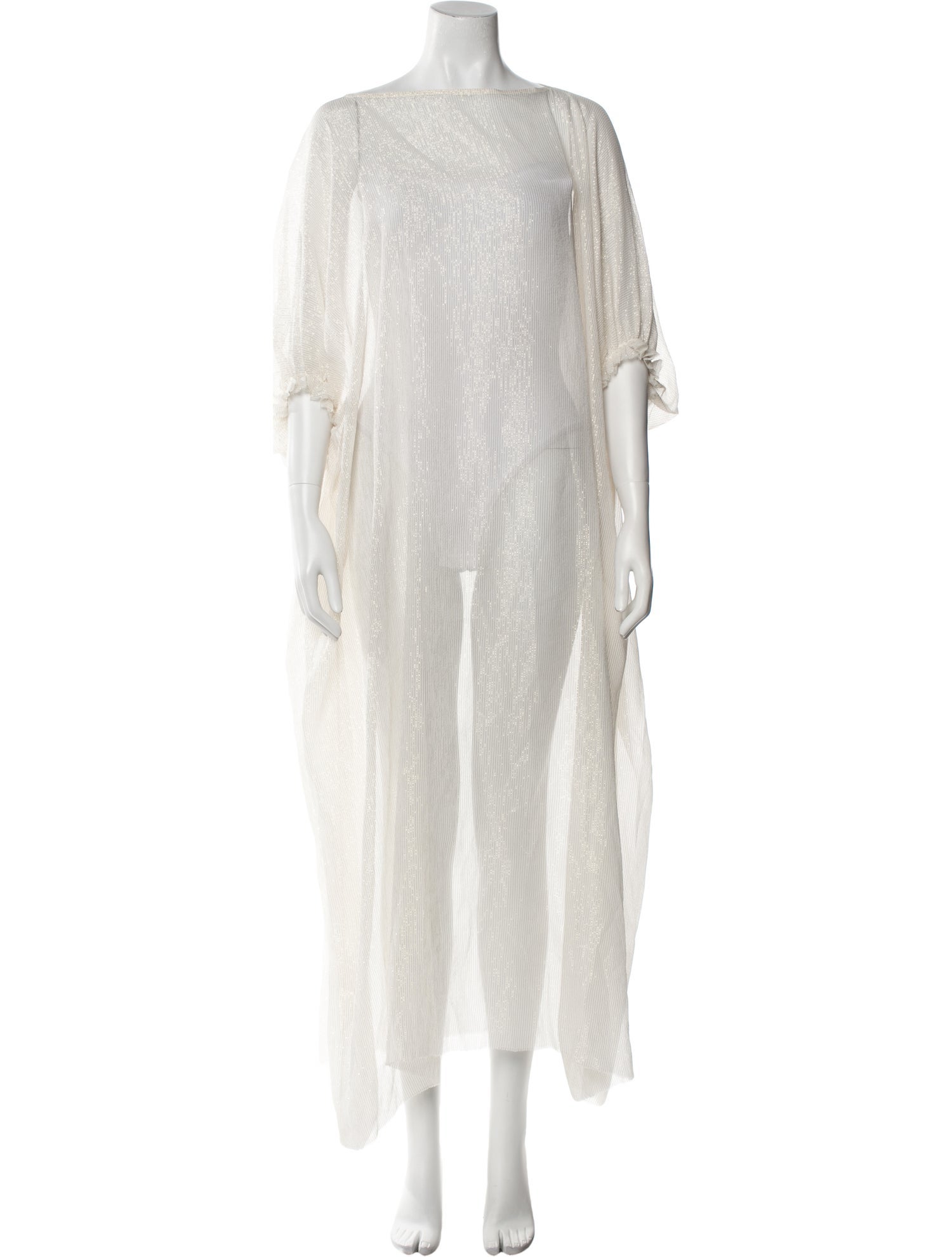 Louiza Babouryan Silk Long Dress