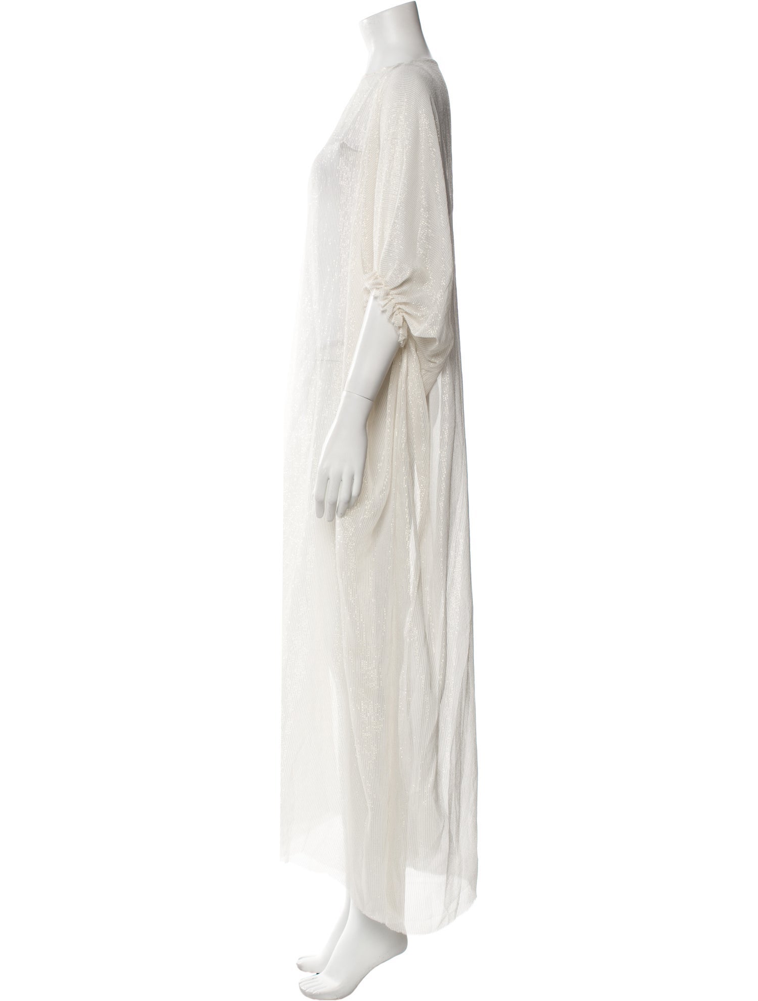 Louiza Babouryan Silk Long Dress
