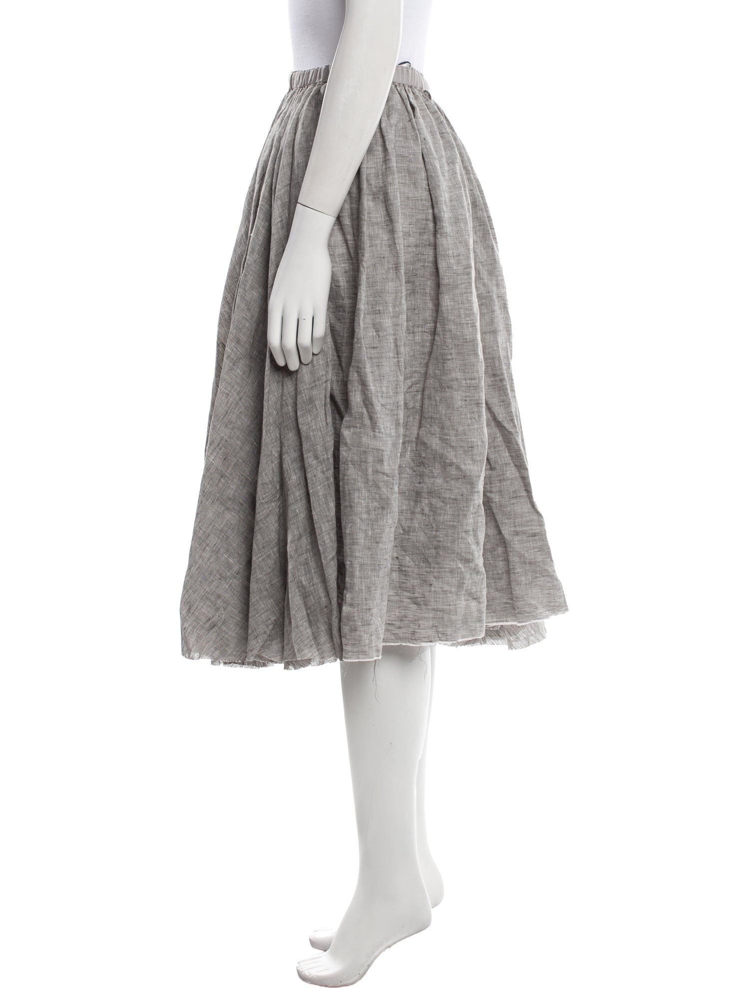 Louiza Babouryan Vintage Knee-Length Skirt