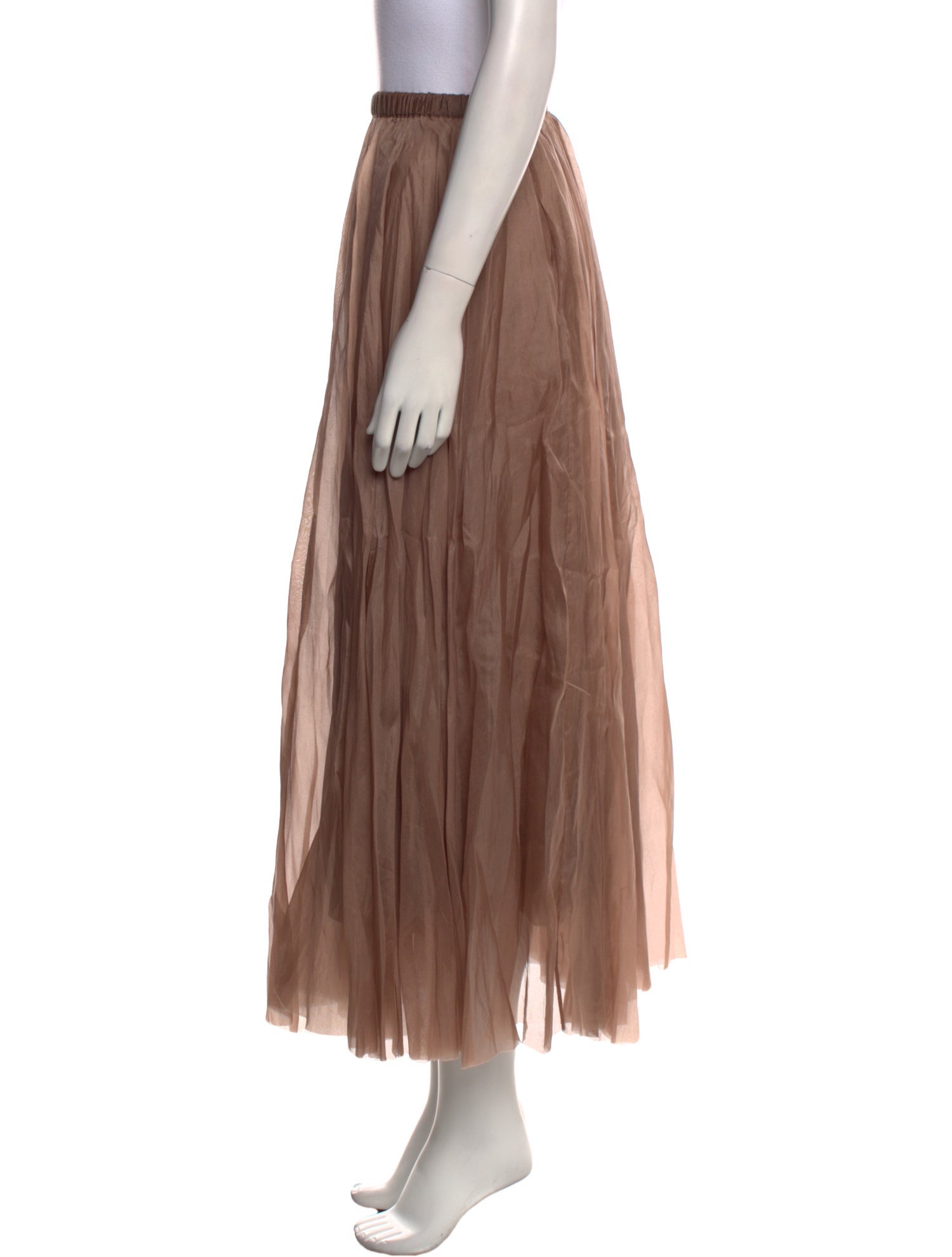 Louiza Babouryan Silk Midi Length Skirt w/ Tags