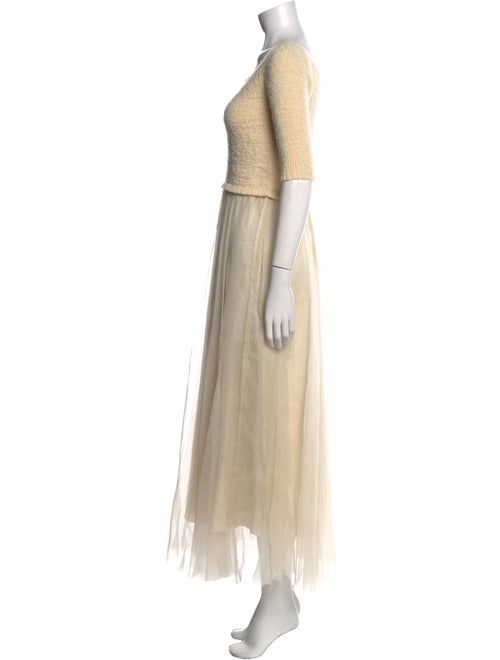 Louiza Babouryan Wool Long Dress