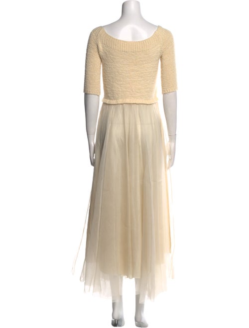 Louiza Babouryan Wool Long Dress