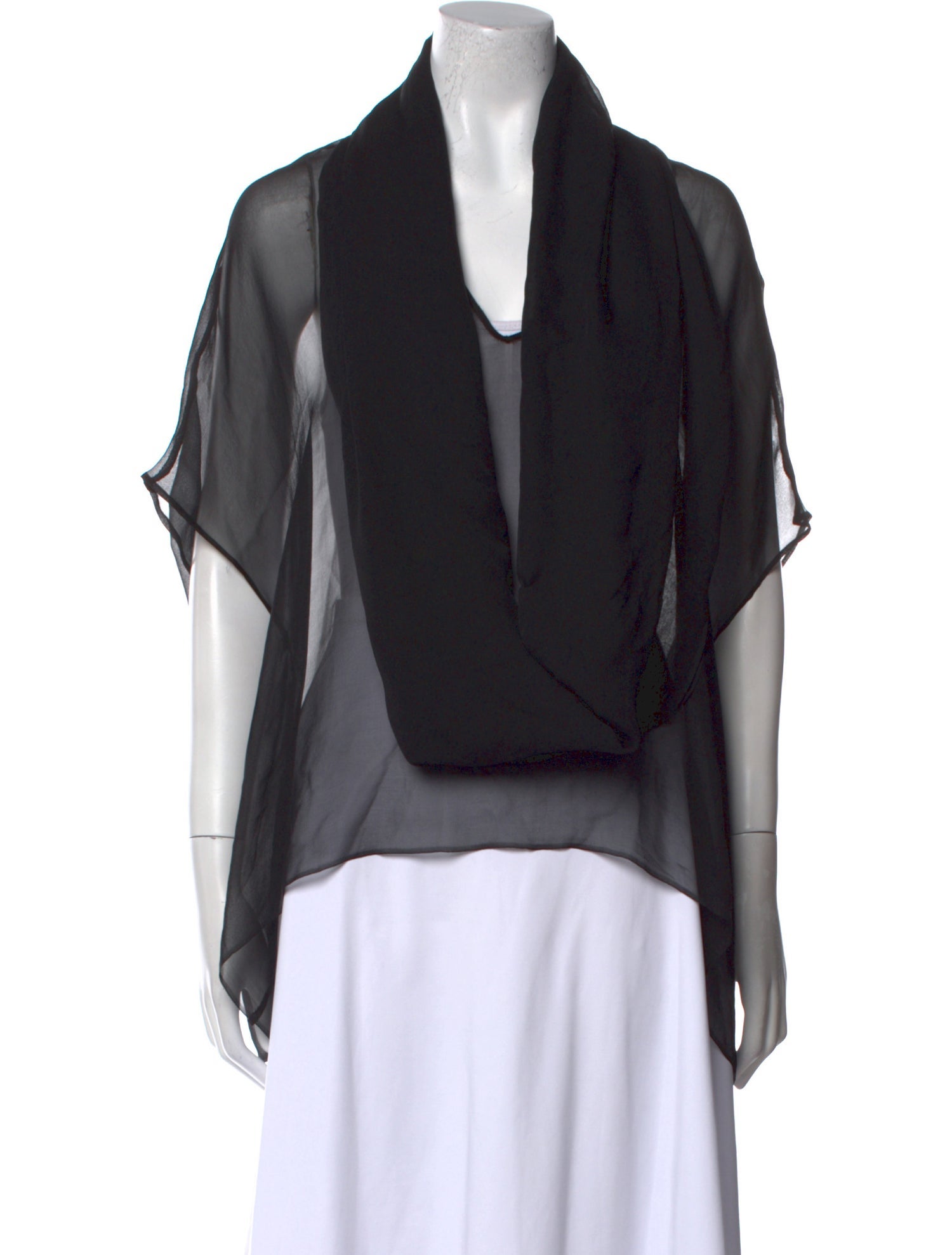 Louiza Babouryan V-Neck Short Sleeve Blouse