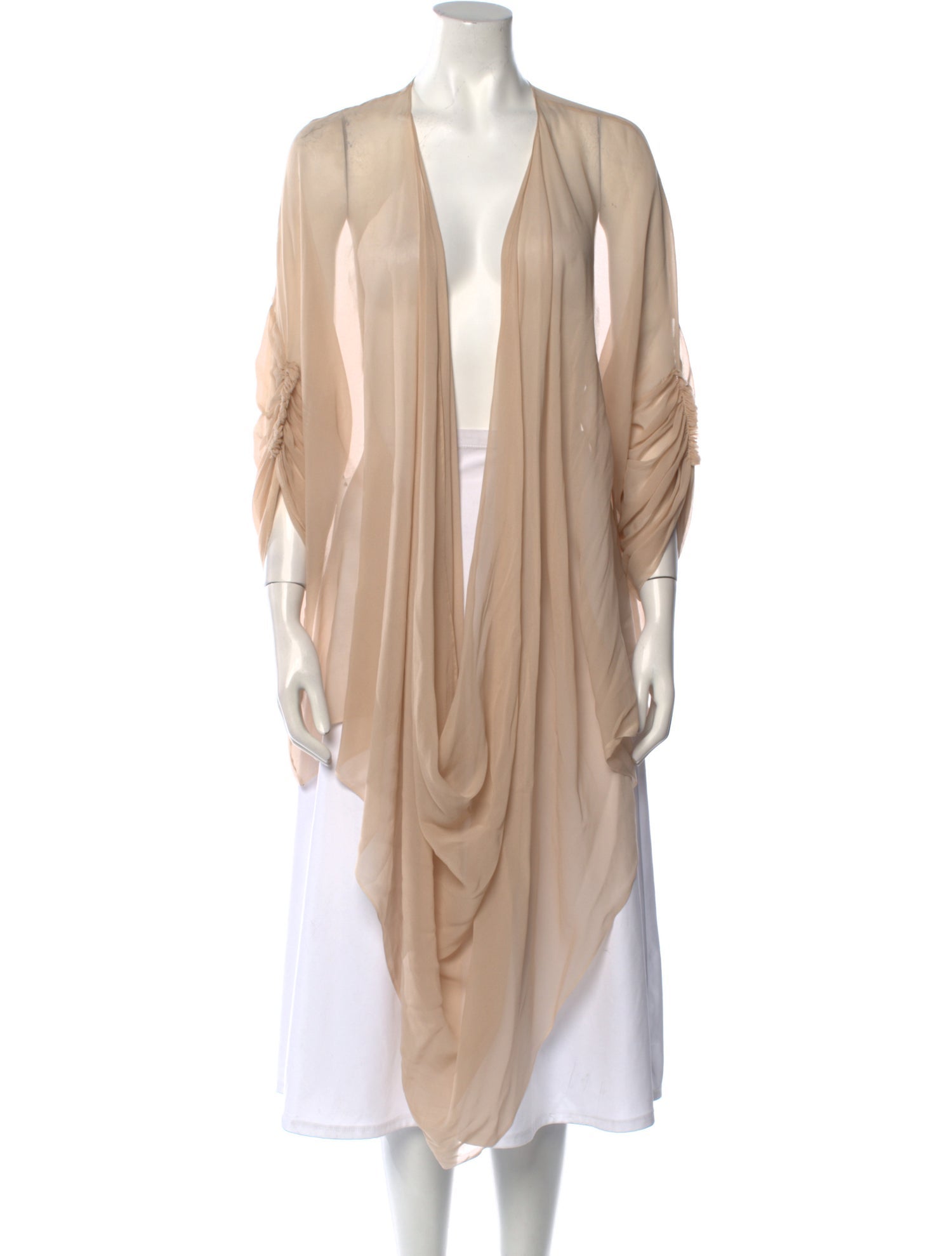 Louiza Babouryan Silk V-Neck Tunic