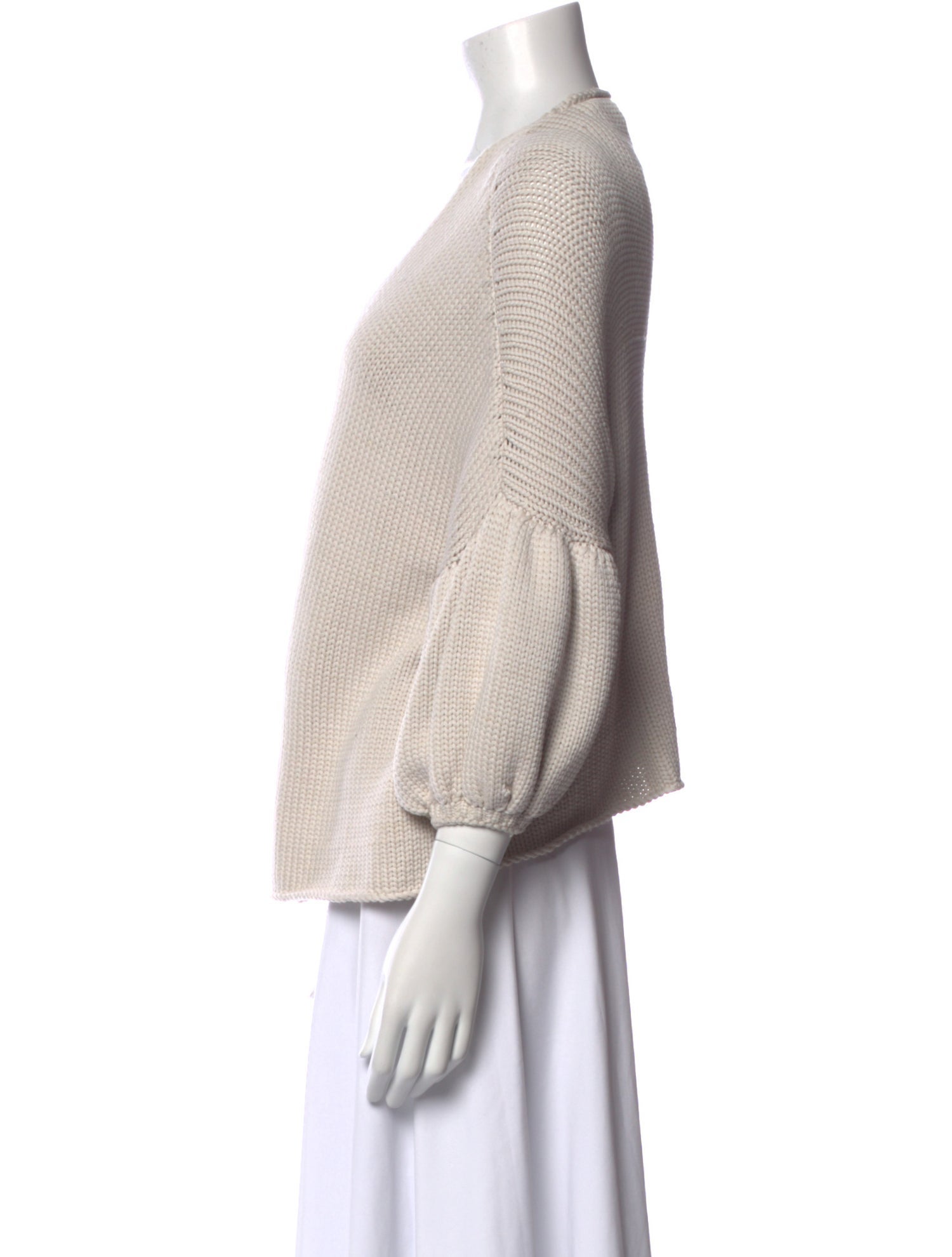 Louiza Babouryan Open Front Sweater