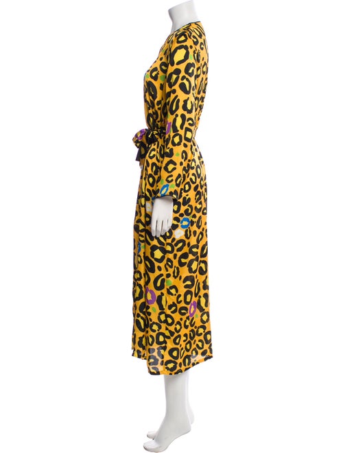 LoboRosa Animal Print Long Dress