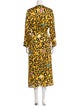 LoboRosa Animal Print Long Dress