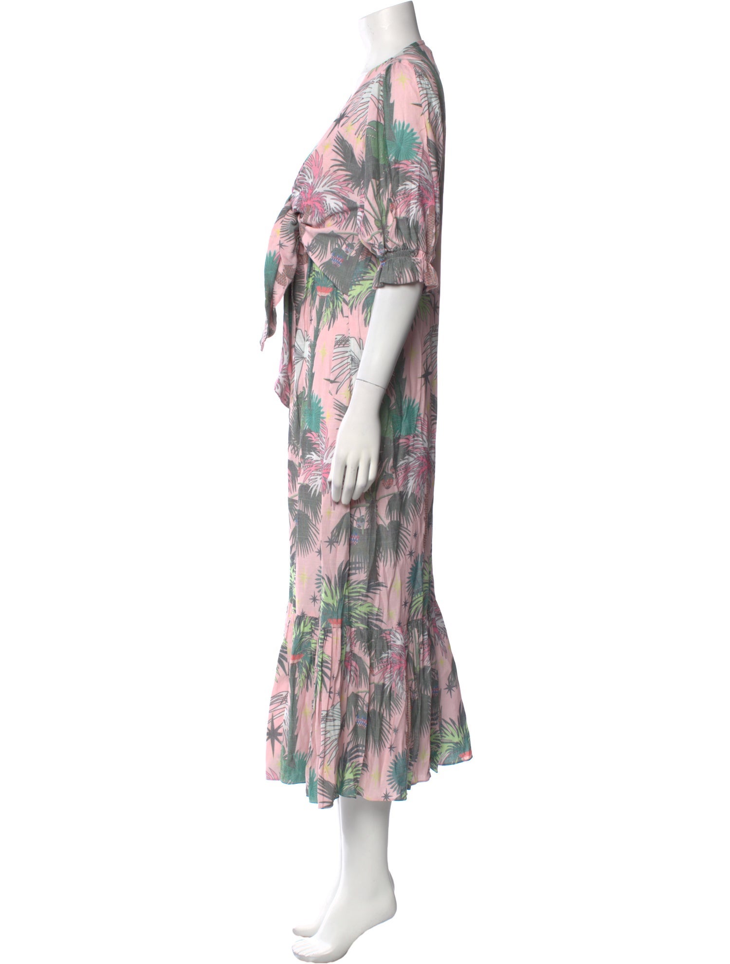 LoboRosa Floral Print Long Dress