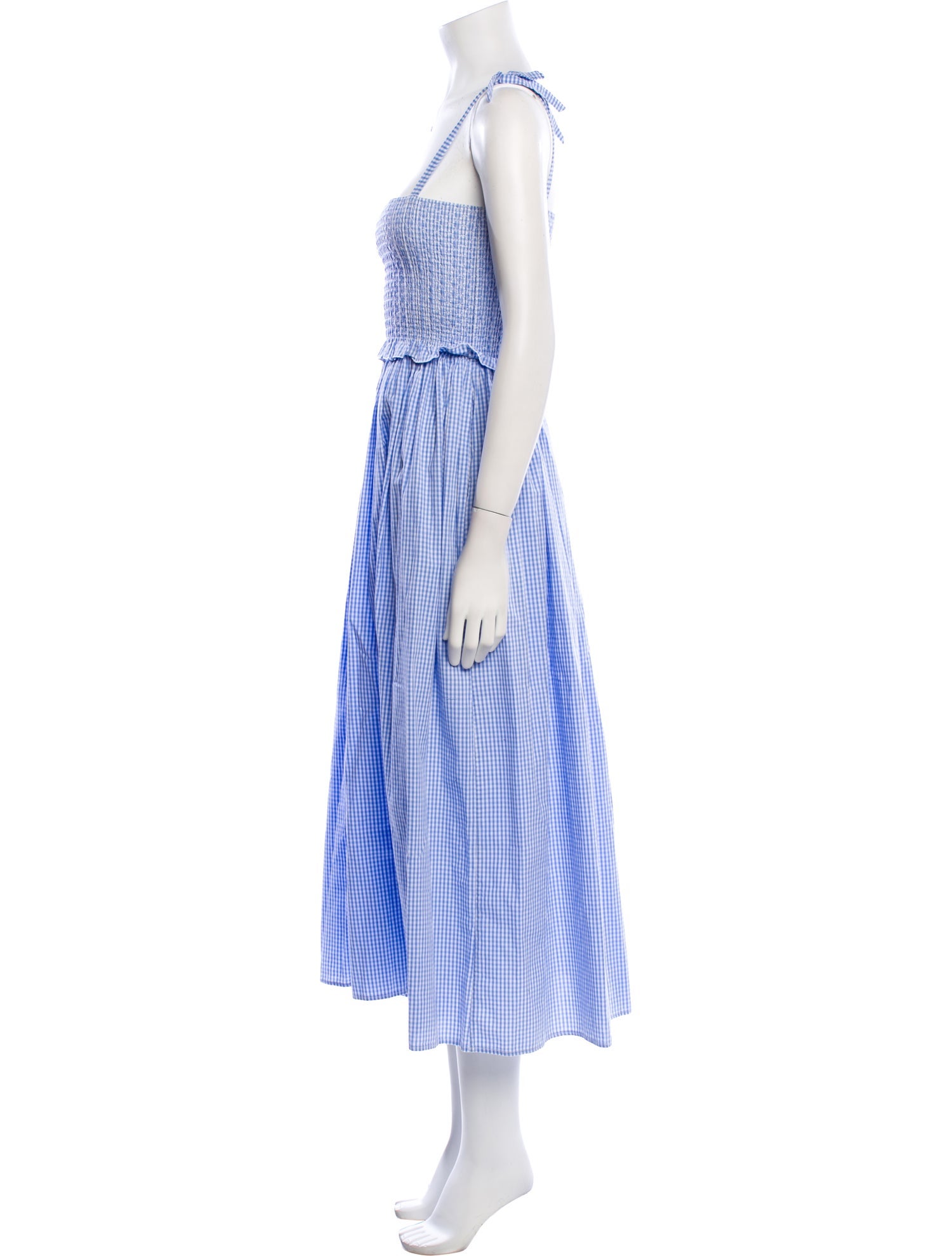 Loretta Caponi Striped Long Dress