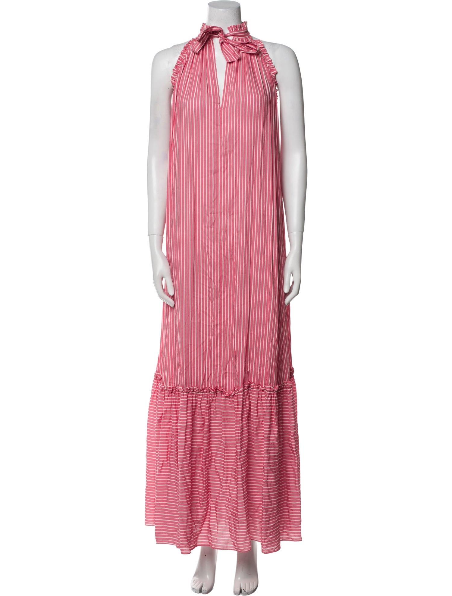 Loretta Caponi Halterneck Long Dress