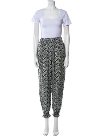 Loretta Caponi Printed Pant Set