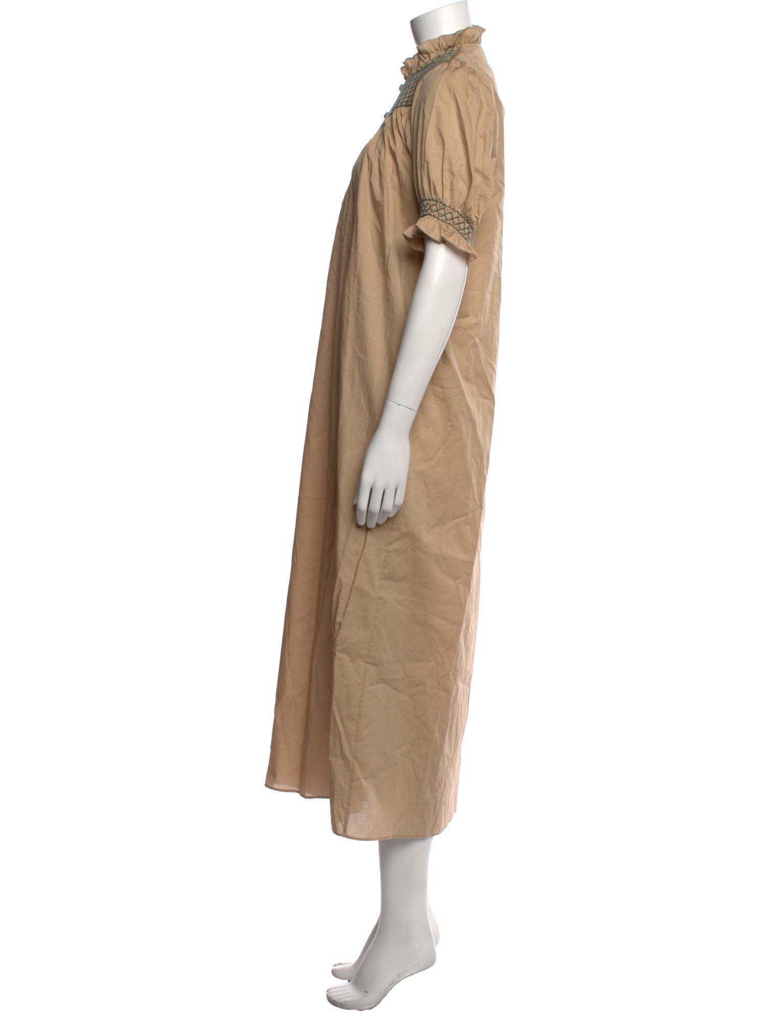 Loretta Caponi Mock Neck Long Dress w/ Tags