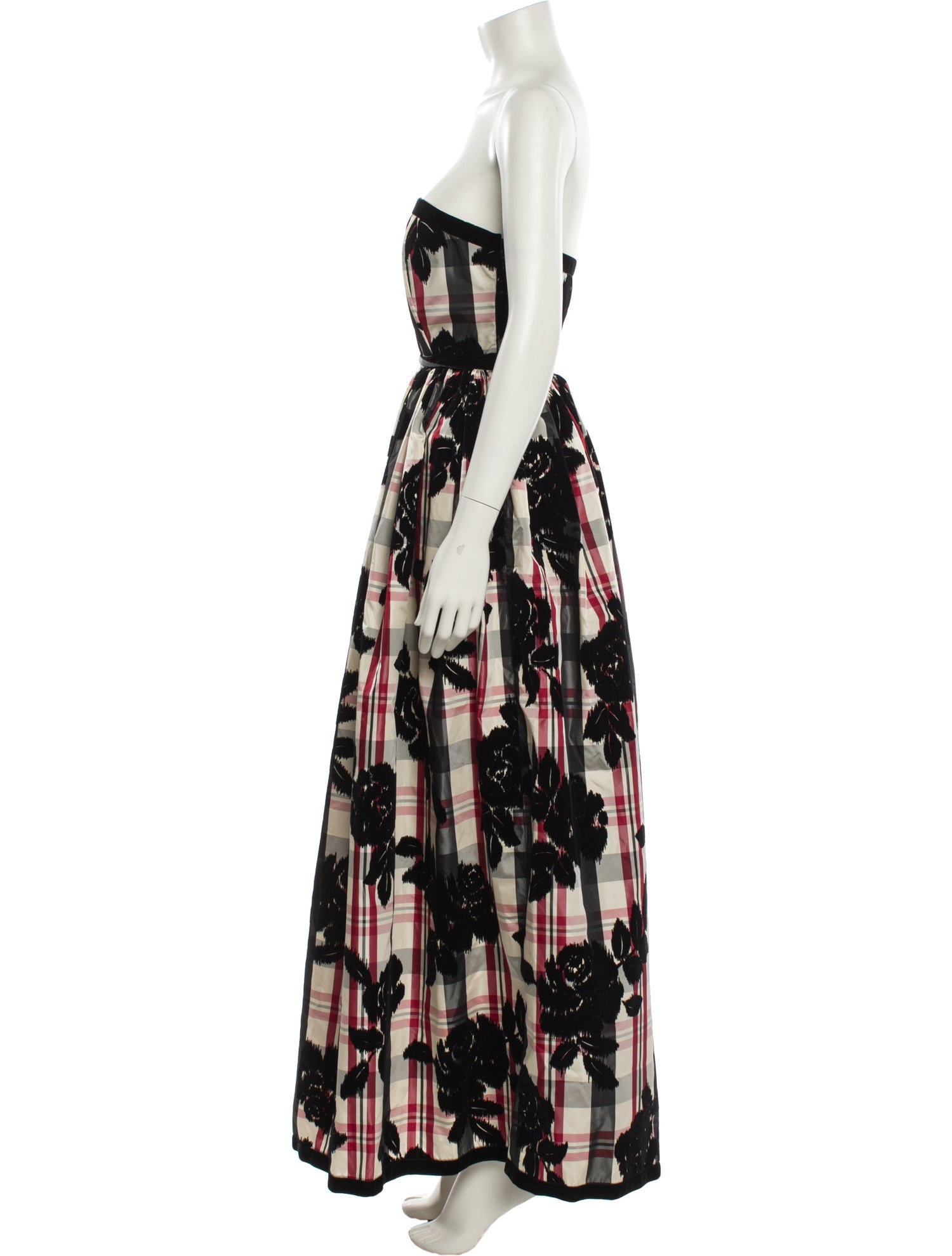Loretta Caponi Printed Long Dress w/ Tags