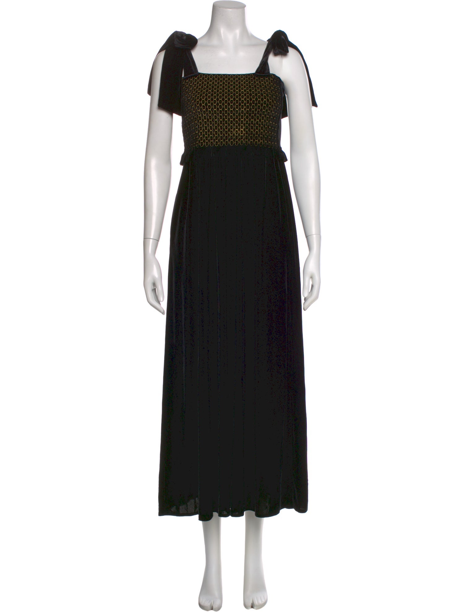 Loretta Caponi Printed Long Dress