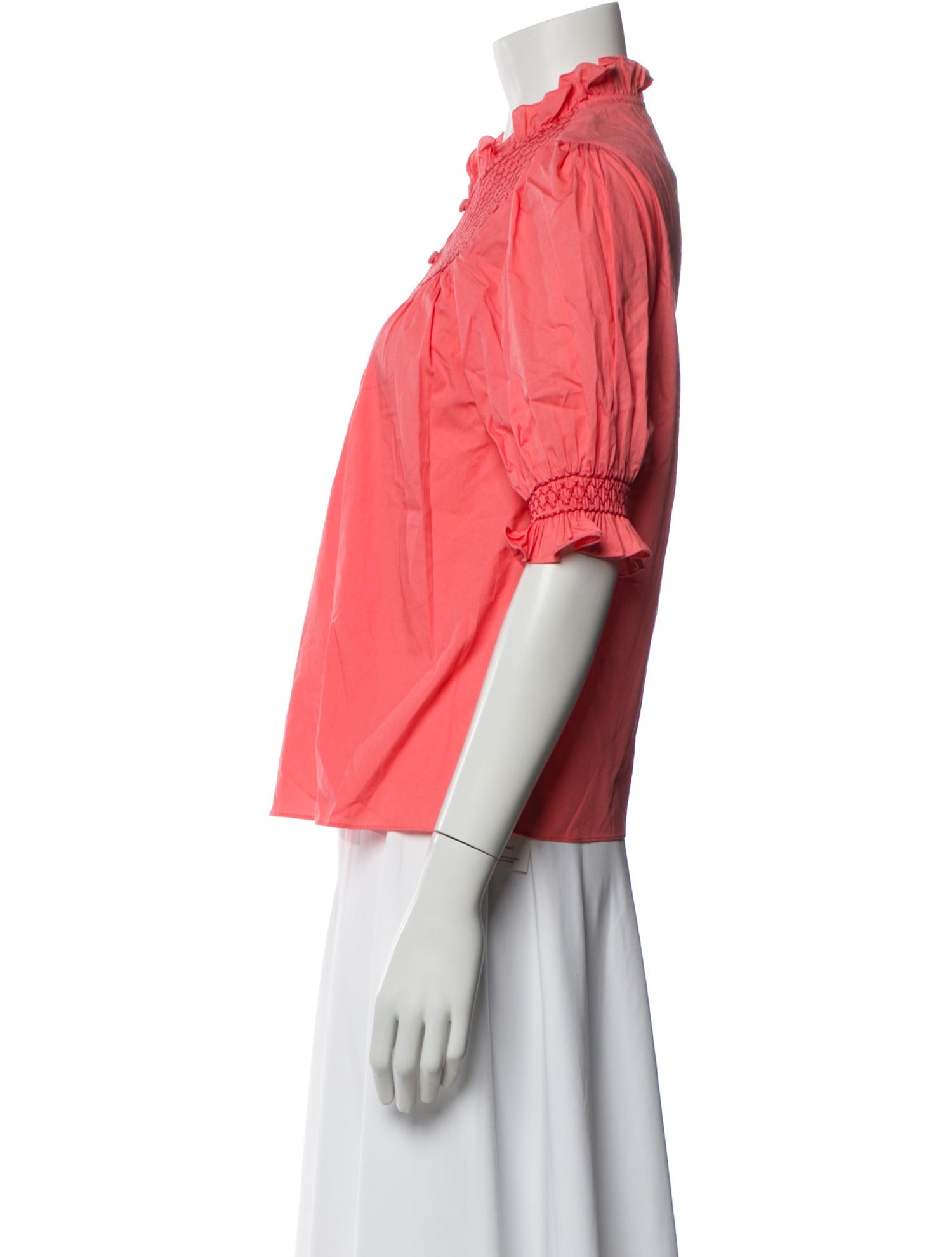Loretta Caponi Short Sleeve Blouse