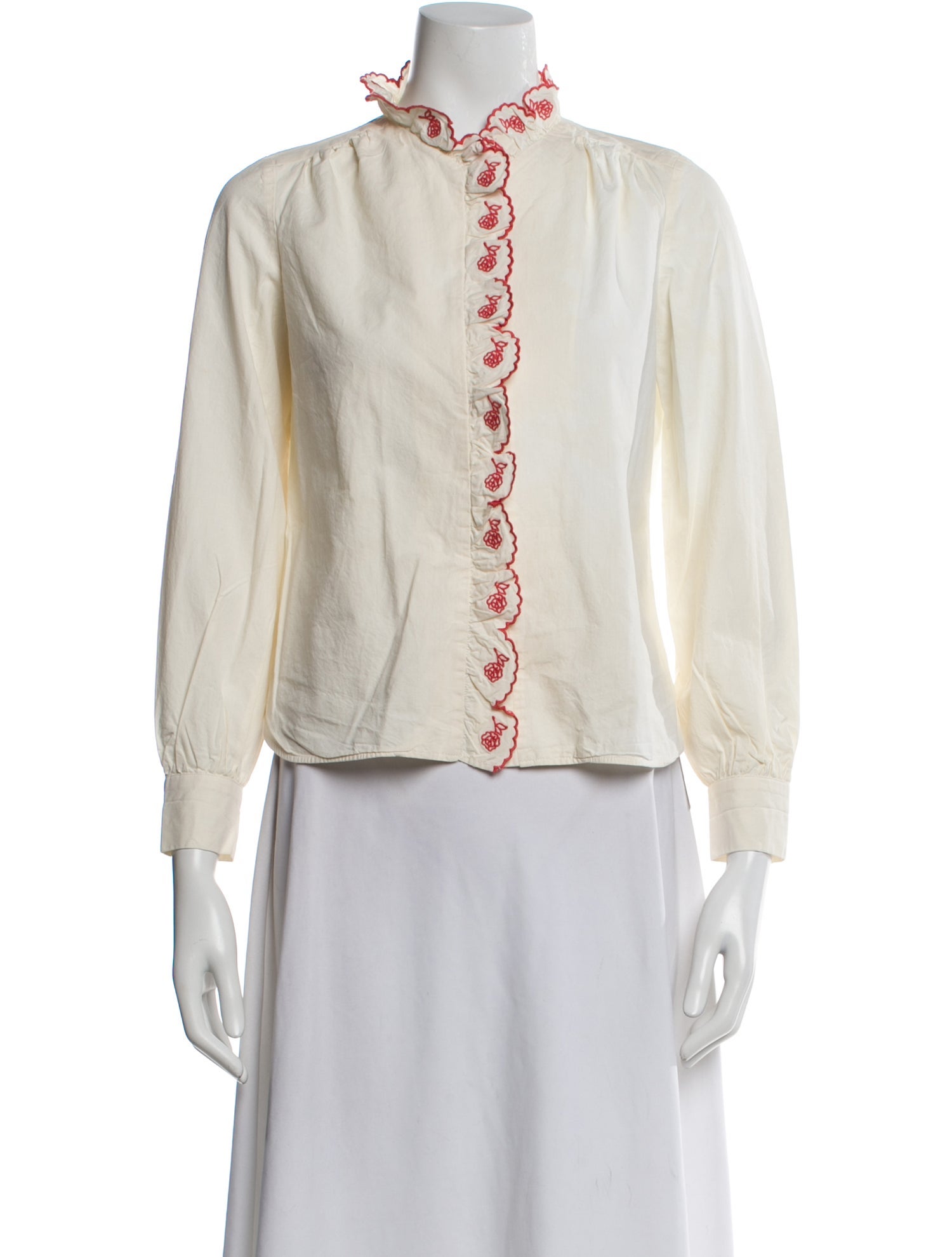 Loretta Caponi Long Sleeve Blouse