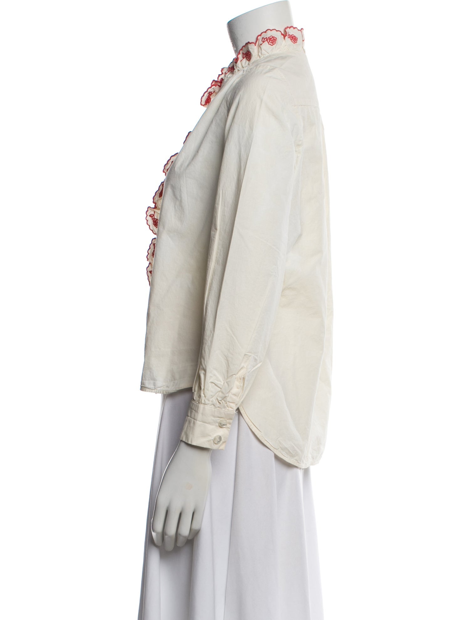 Loretta Caponi Long Sleeve Blouse