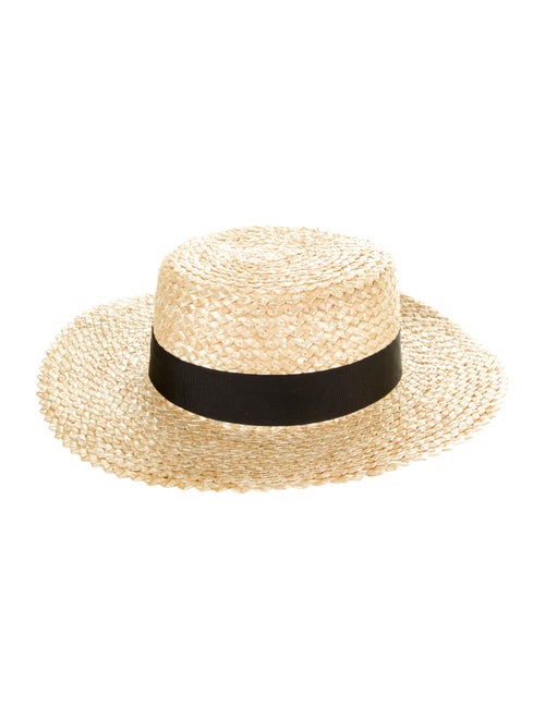 Lack of Color Straw Boater Hat w/ Tags Tan