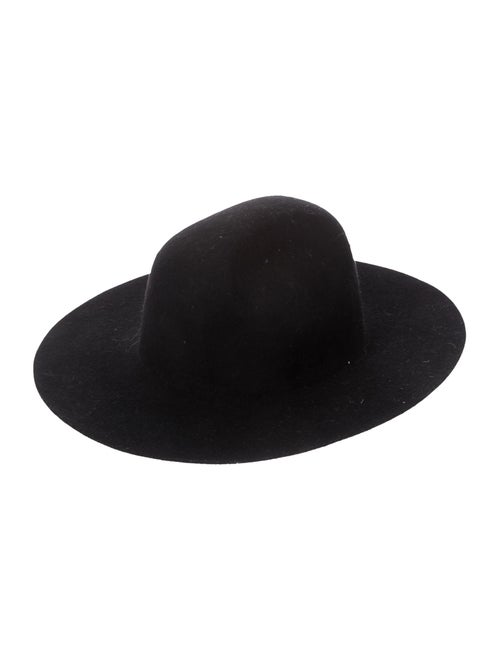 Lack of Color Wool Wide Brim Fedora Hat Black