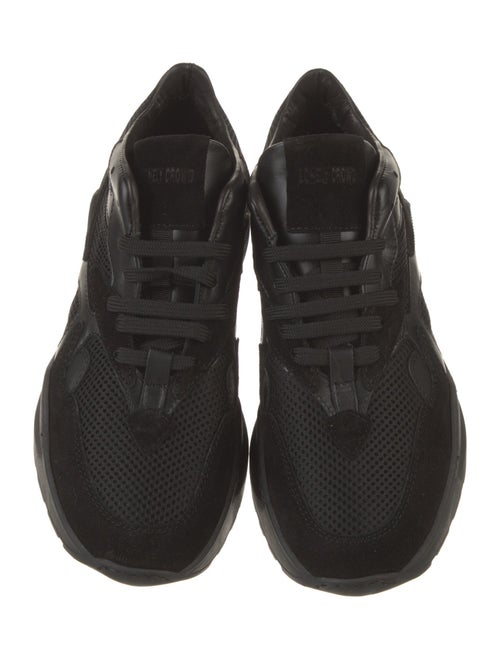 Lonely Crowd Suede Mesh Accents Athletic Sneakers
