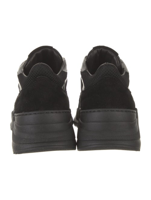 Lonely Crowd Suede Mesh Accents Athletic Sneakers