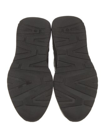 Lonely Crowd Suede Mesh Accents Athletic Sneakers