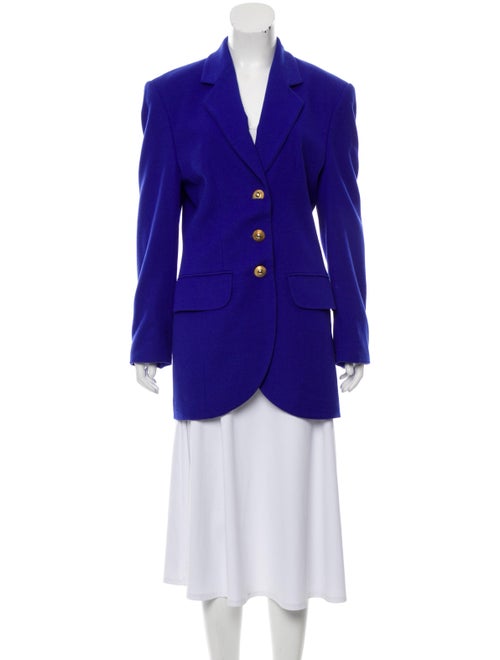 Louis Feraud Virgin Wool Blazer Wool