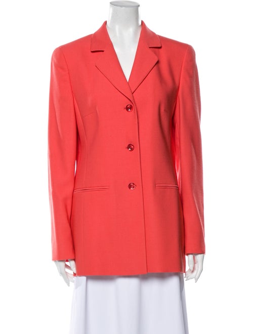 Louis Feraud Vintage Virgin Wool Blazer Wool