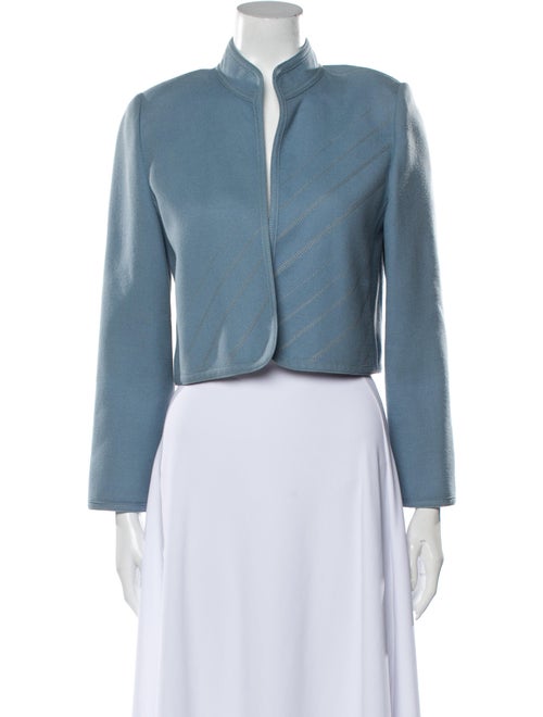Louis Feraud Virgin Wool Evening Jacket Wool