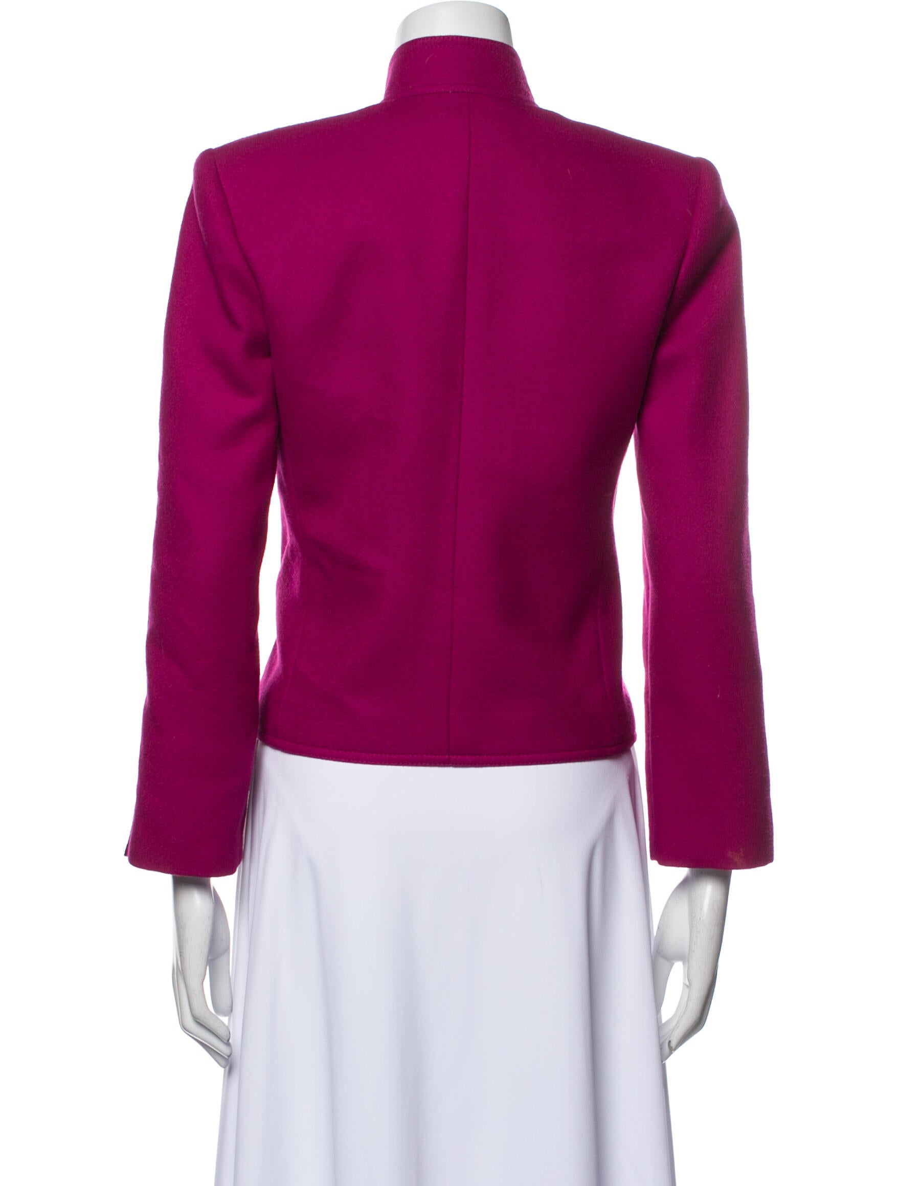 purple evening jacket