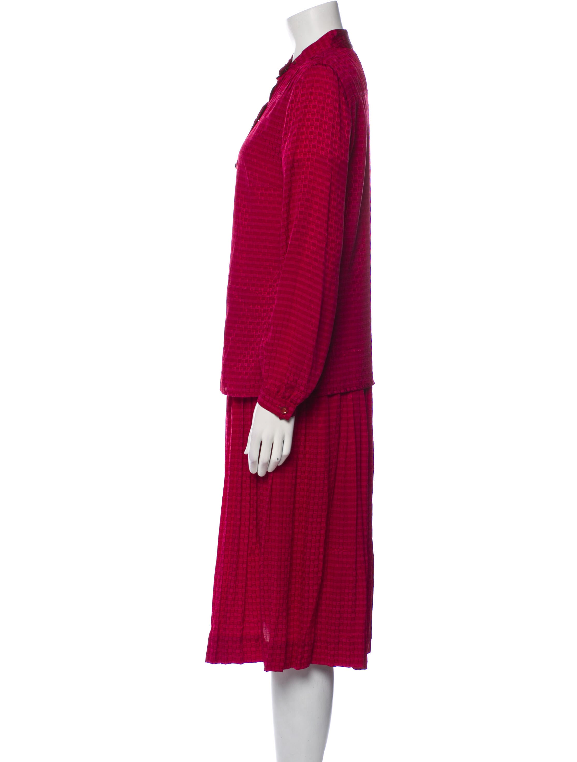 Louis Feraud Vintage 1980's Skirt Set