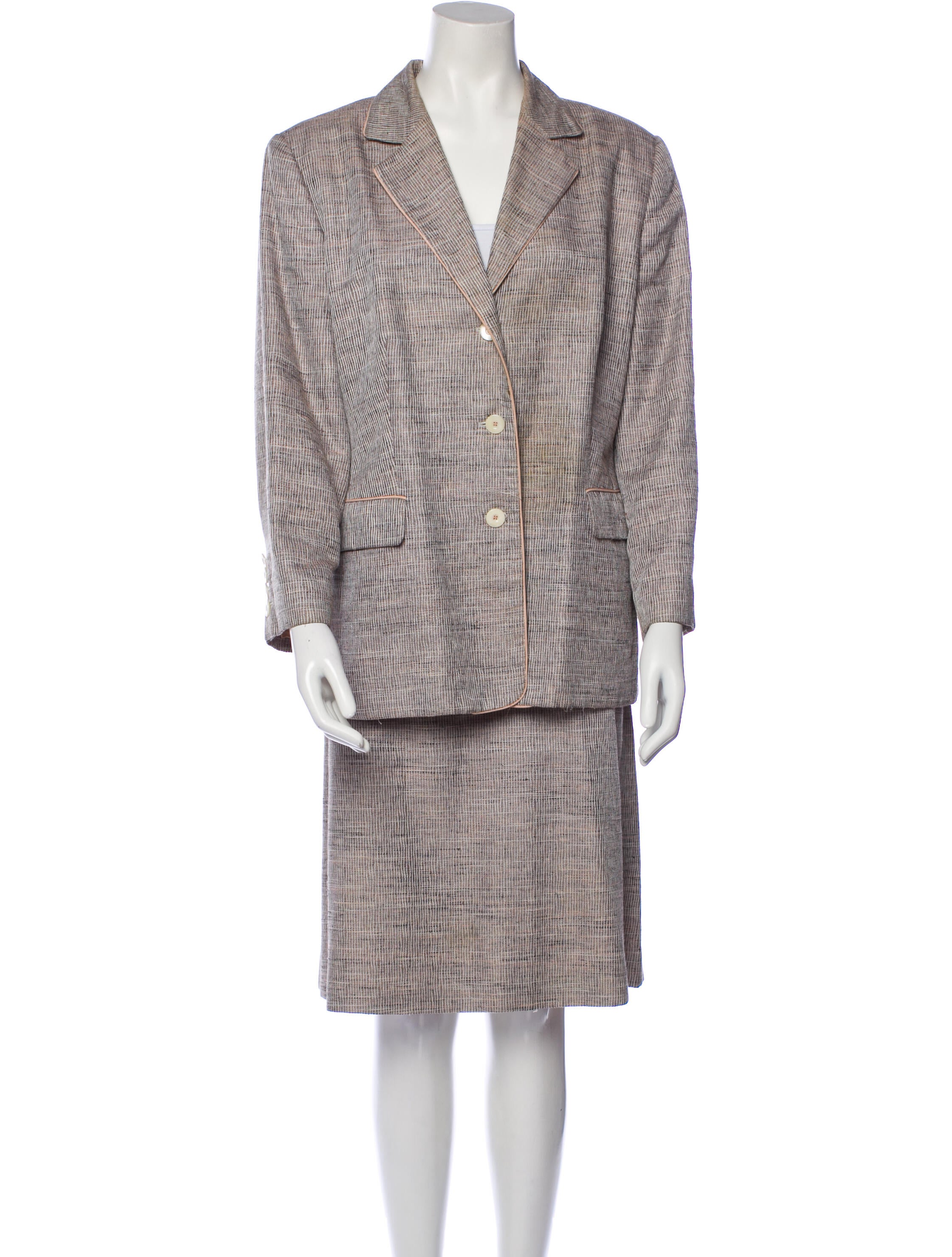 Louis Feraud Vintage Late 1990's - Early 2000's Skirt Suit